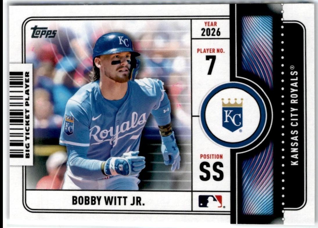 2026 Topps Big Ticket Players Bobby Witt Jr. #BTP-16 card