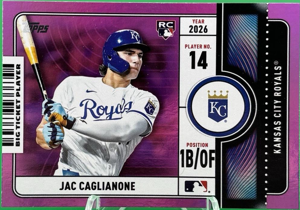 2026 Topps Big Ticket Players Jac Caglianone [Pink Foil] #BTP-22 card