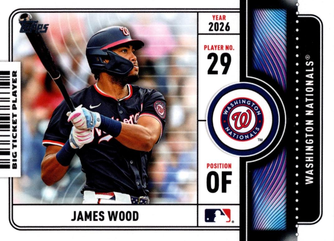 2026 Topps Big Ticket Players James Wood #BTP-15 card