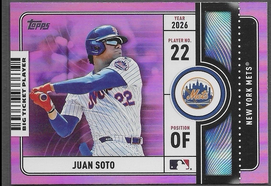 2026 Topps Big Ticket Players Juan Soto [Pink Foil] #BTP-11 card