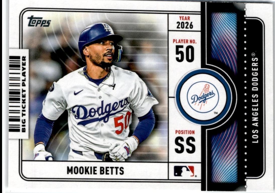 2026 Topps Big Ticket Players Mookie Betts #BTP-8 card