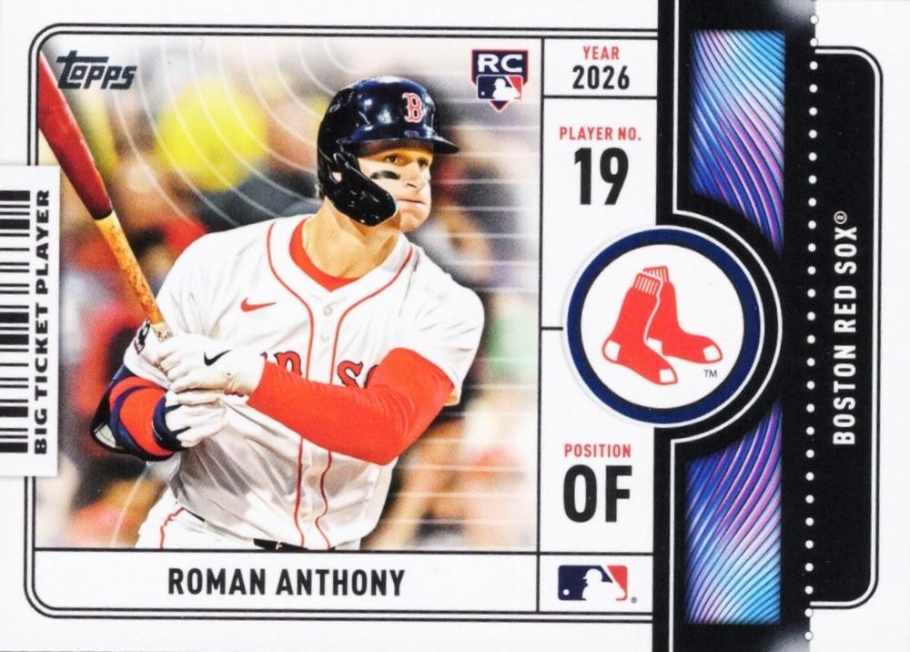 2026 Topps Big Ticket Players Roman Anthony #BTP-23 card