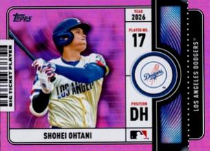 2026 Topps Big Ticket Players Shohei Ohtani [Pink Foil] #BTP-3 card