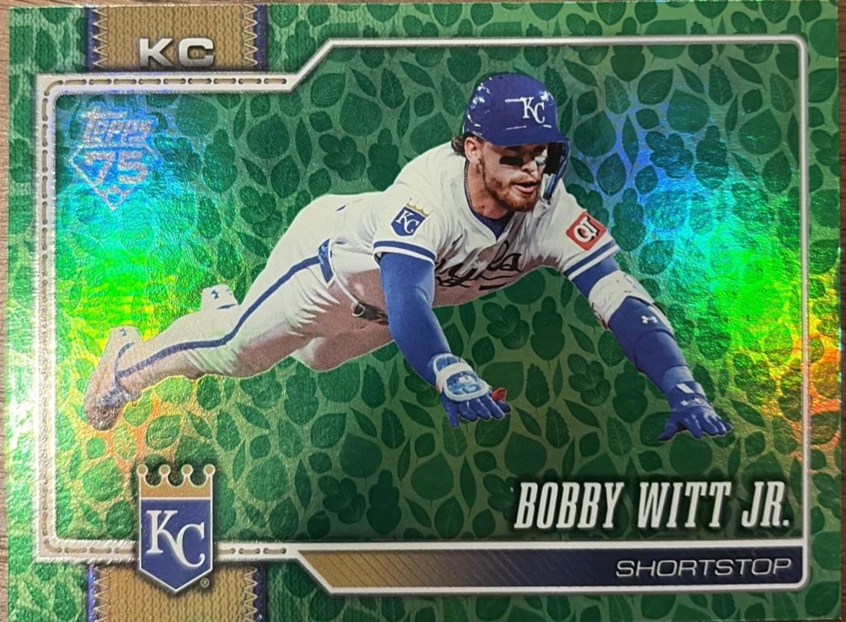 2026 Topps Bobby Witt Jr. [Holiday Green] #205 card
