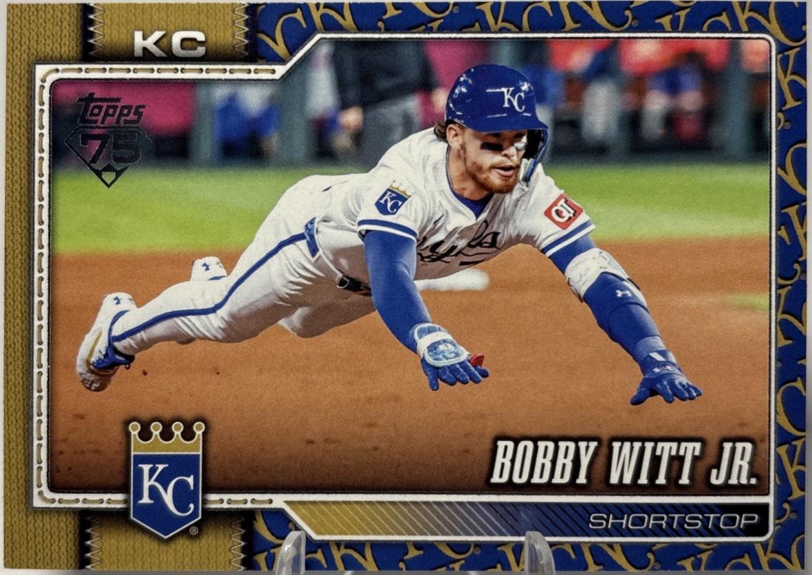 2026 Topps Bobby Witt Jr. [Team Color Border Variation] #205 card