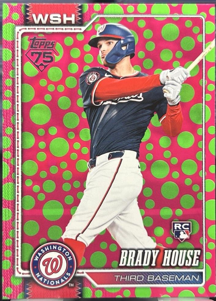 2026 Topps Brady House [Holiday Dots Green Pink] #170 card