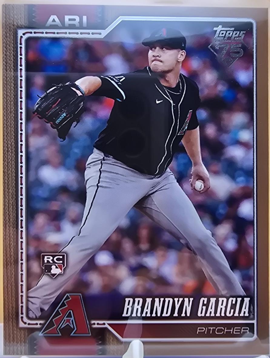2026 Topps Brandyn Garcia [Gold] #163 card