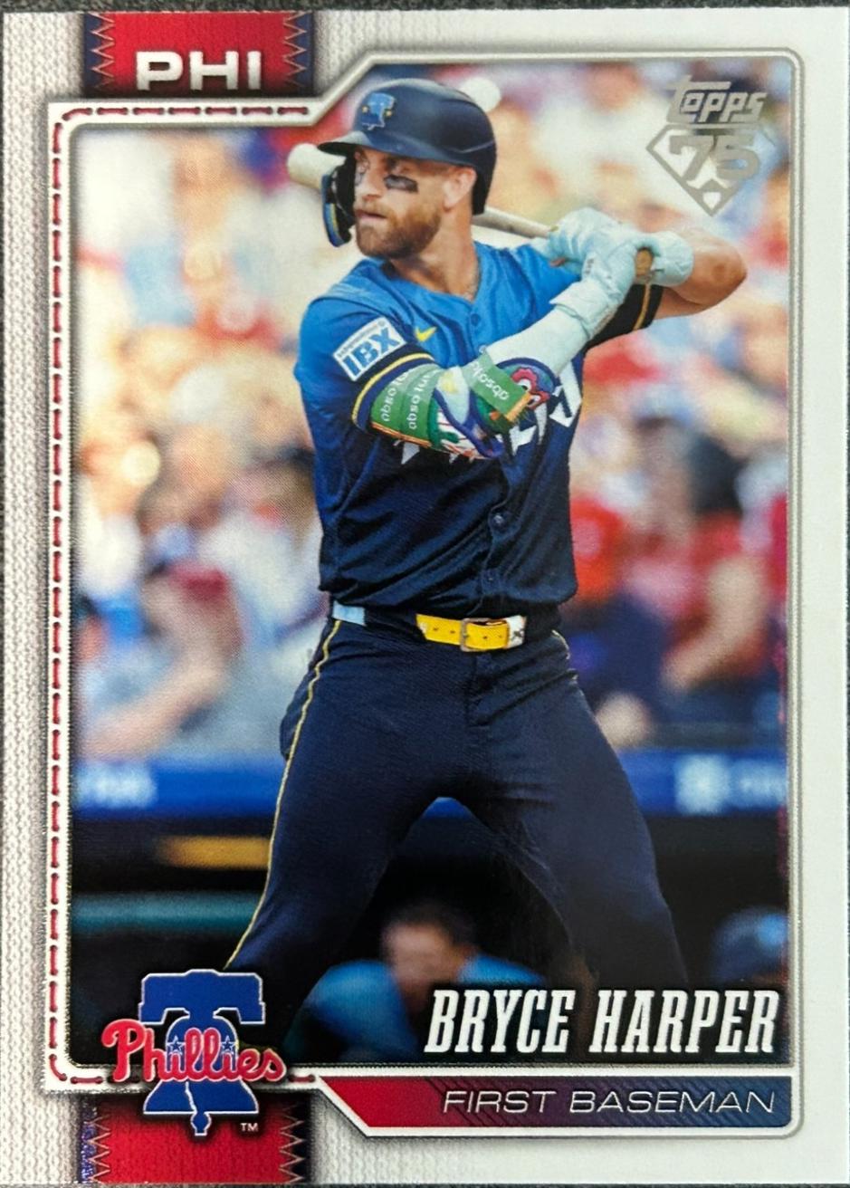 2026 Topps Bryce Harper #250 card