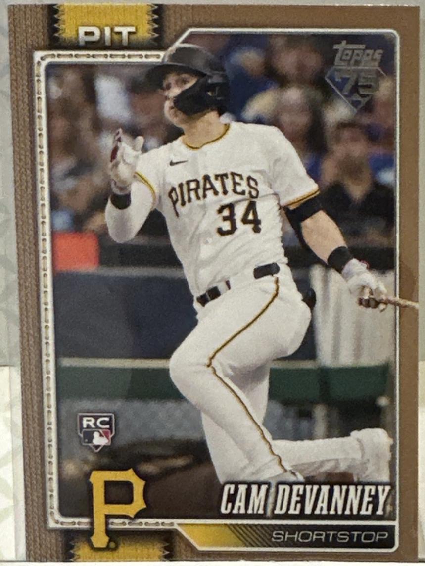 2026 Topps Cam Devanney [Gold] #268 card