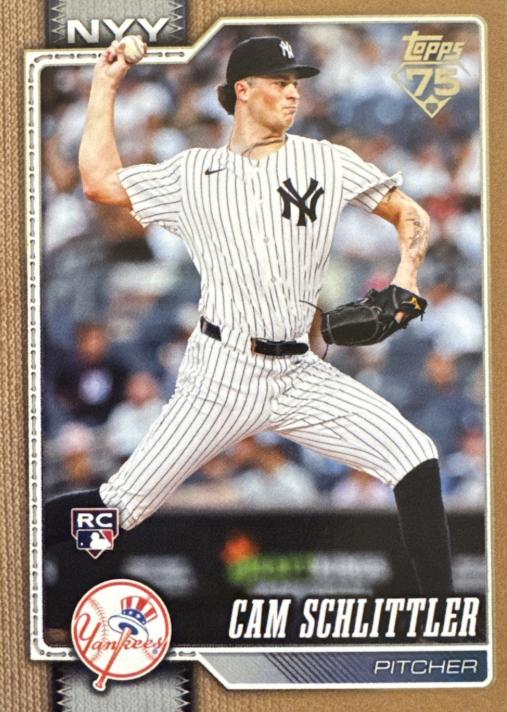 2026 Topps Cam Schlittler [Gold] #111 card