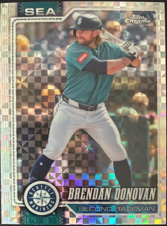 2026 Topps Chrome Brendan Donovan [X-Fractor] #68 card