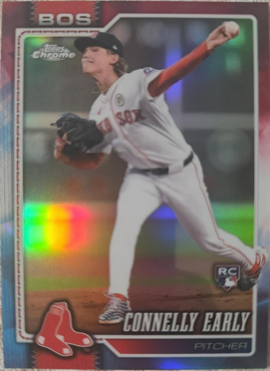 2026 Topps Chrome Connelly Early [Red White Blue Refractor] #129 card