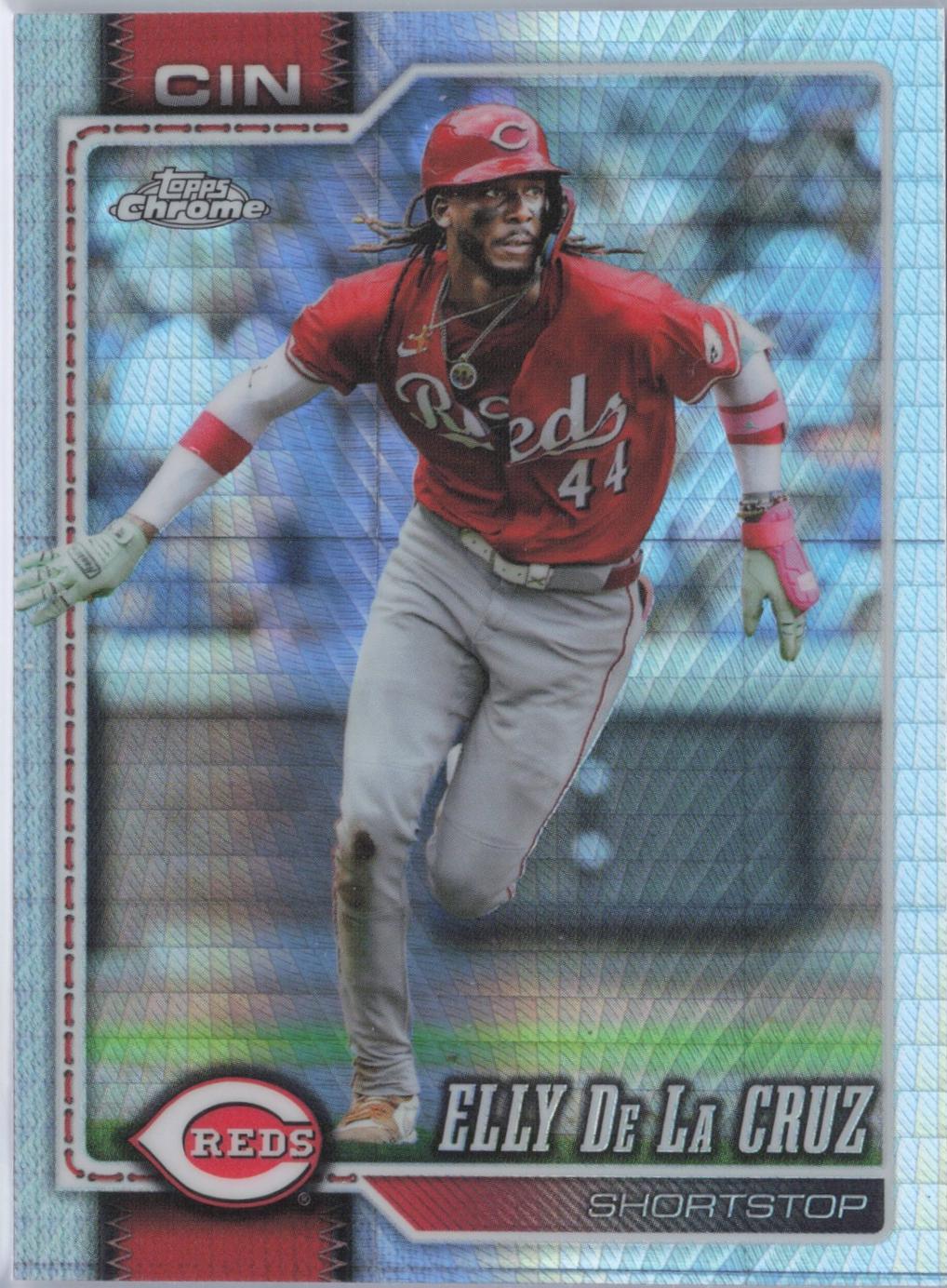 2026 Topps Chrome Elly De La Cruz [Prism Refractor] #279 card