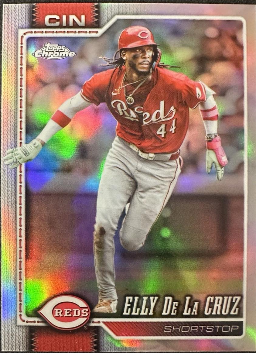 2026 Topps Chrome Elly De La Cruz [Refractor] #279 card