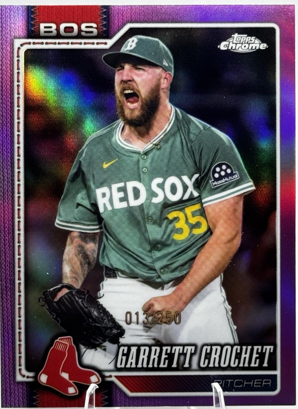 2026 Topps Chrome Garrett Crochet [Pink Refractor] #300 card