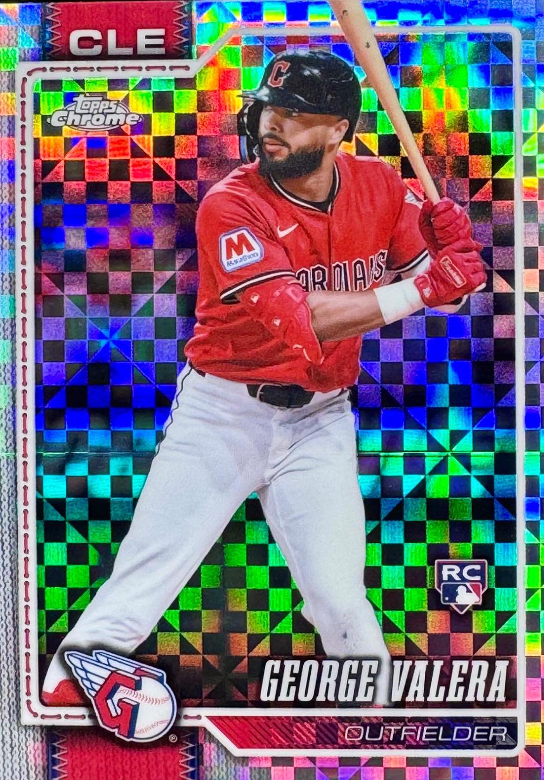 2026 Topps Chrome George Valera [X-Fractor] #76 card