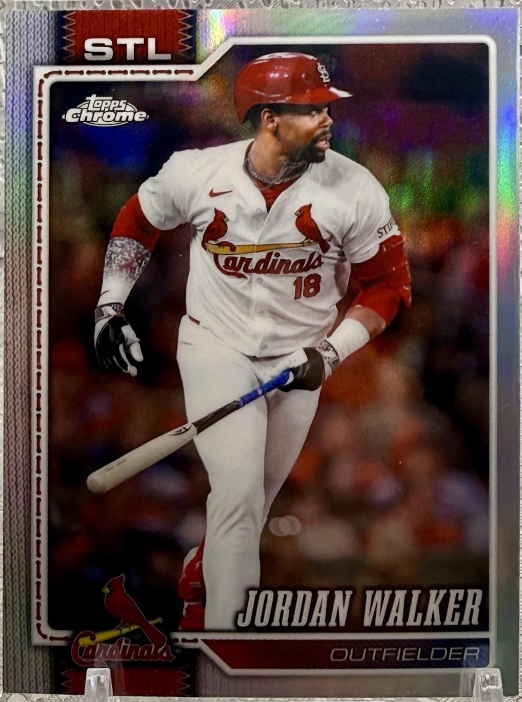 2026 Topps Chrome Jordan Walker [Refractor] #221 card