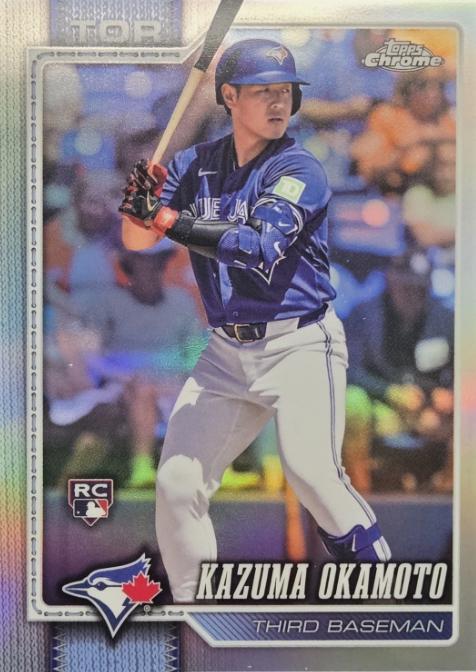 2026 Topps Chrome Kazuma Okamoto [Refractor] #78 card