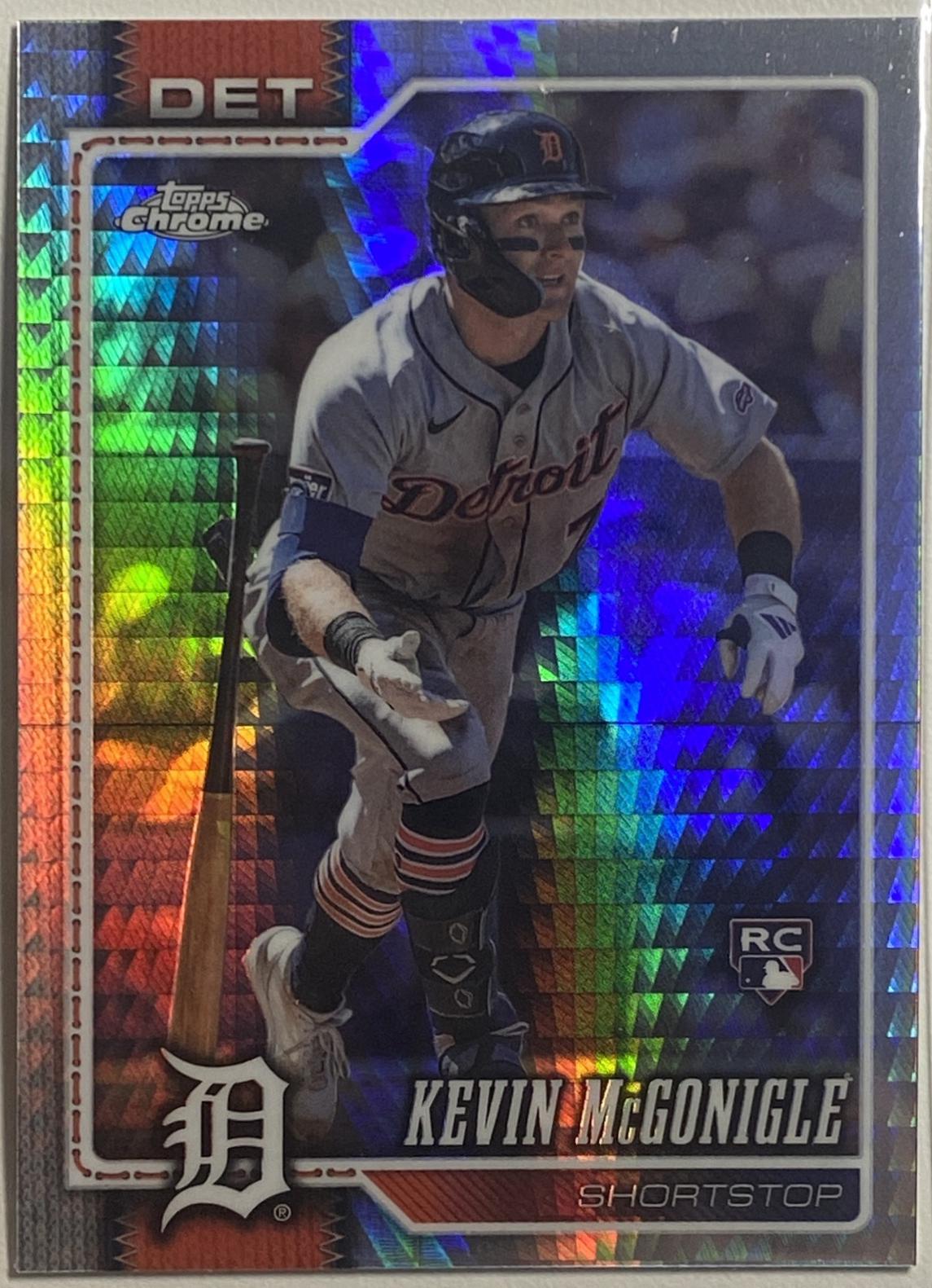 2026 Topps Chrome Kevin McGonigle [Geometric Refractor] #16 card