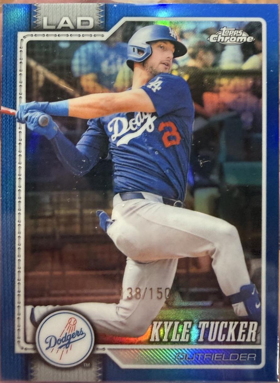 2026 Topps Chrome Kyle Tucker [Blue Refractor] #58 card