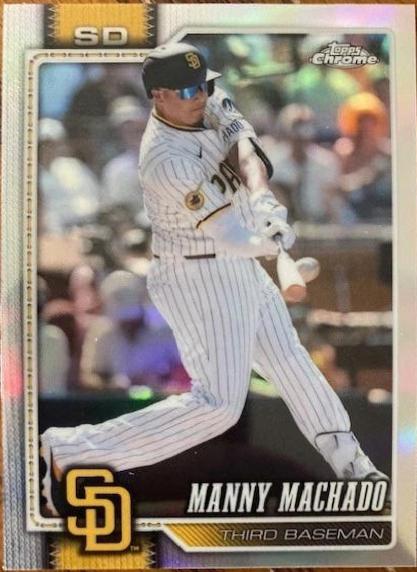 2026 Topps Chrome Manny Machado [Refractor] #154 card