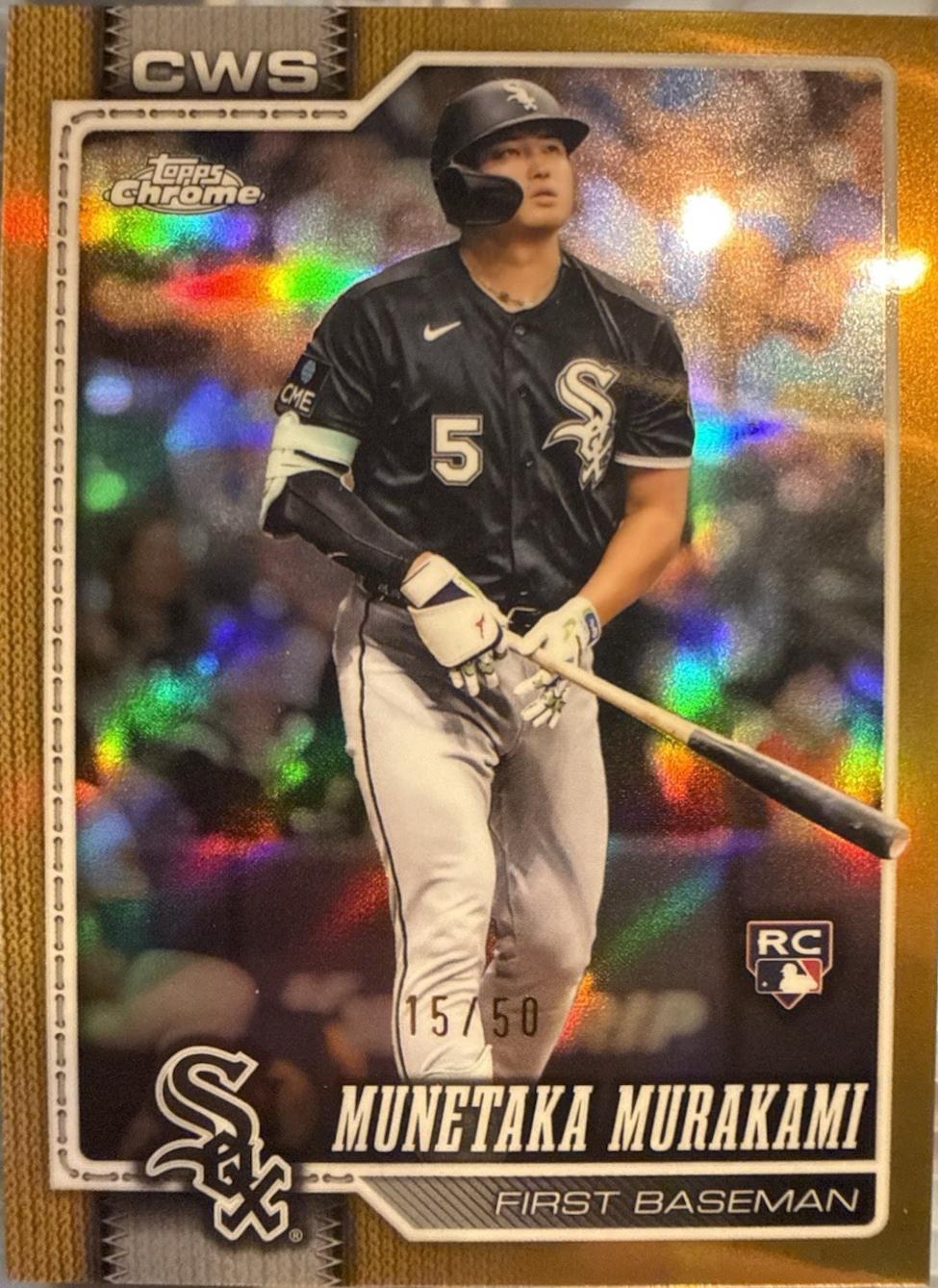 2026 Topps Chrome Munetaka Murakami [Gold X-Fractor] #274 card