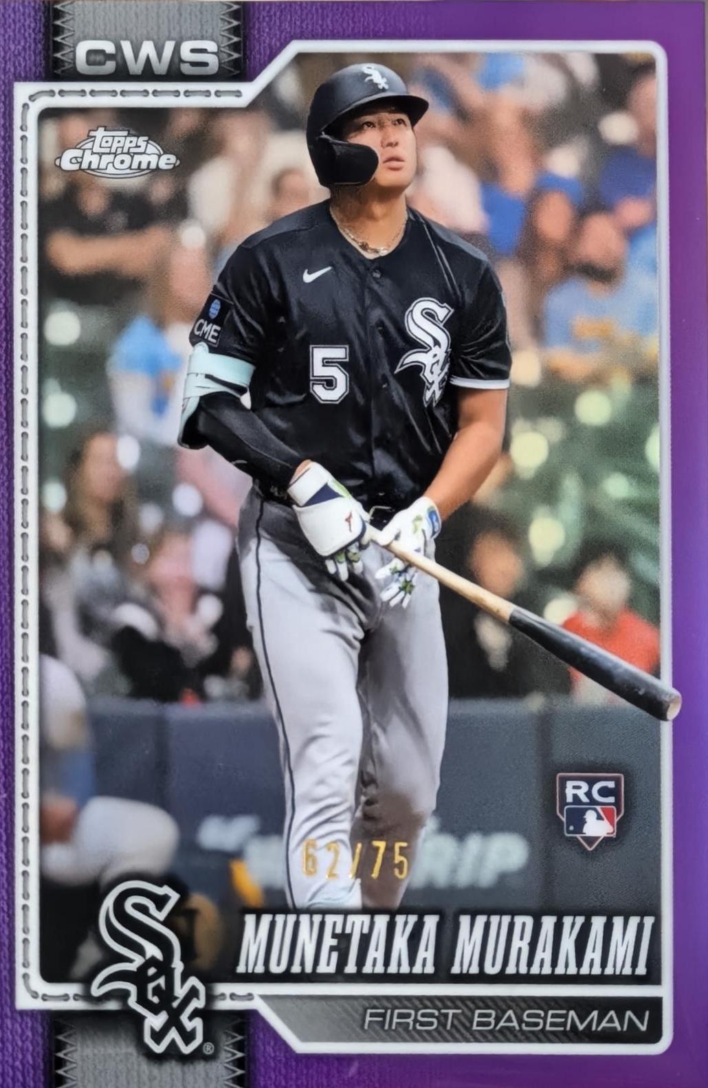 2026 Topps Chrome Munetaka Murakami [Purple Refractor] #274 card