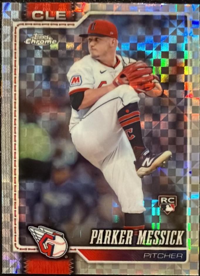 2026 Topps Chrome Parker Messick [X-Fractor] #184 card
