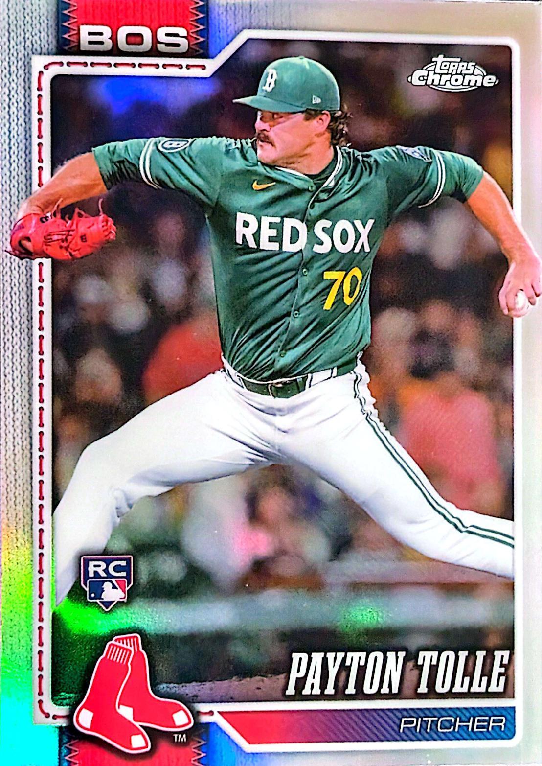2026 Topps Chrome Payton Tolle [Refractor] #177 card