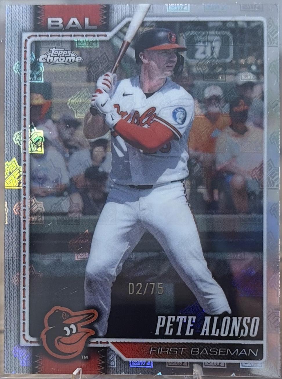 2026 Topps Chrome Pete Alonso [Purple Refractor] #55 card