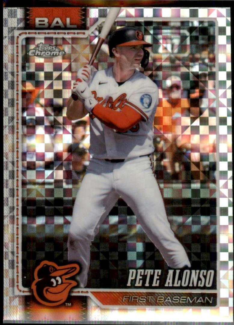 2026 Topps Chrome Pete Alonso [X-Fractor] #55 card