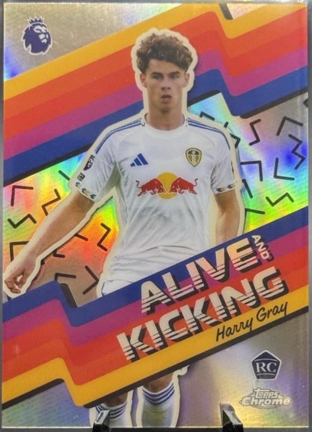 2026 Topps Chrome Premier League Alive And Kicking Harry Gray #AK-10 card