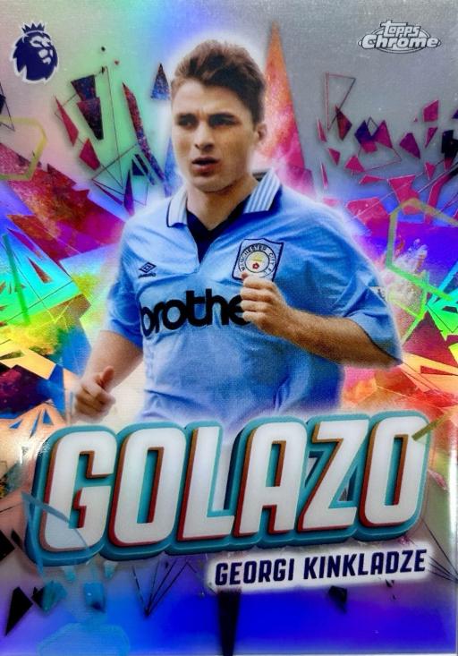 2026 Topps Chrome Premier League Golazo Georgi Kinkladze #GZ-18 card
