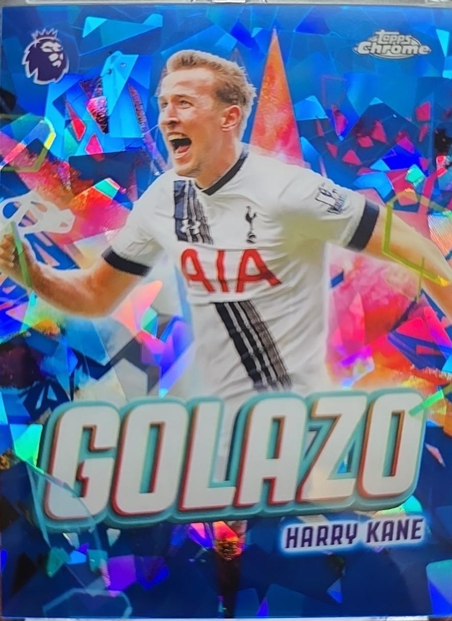 2026 Topps Chrome Premier League Golazo Harry Kane [Sapphire] #GZ-16 card