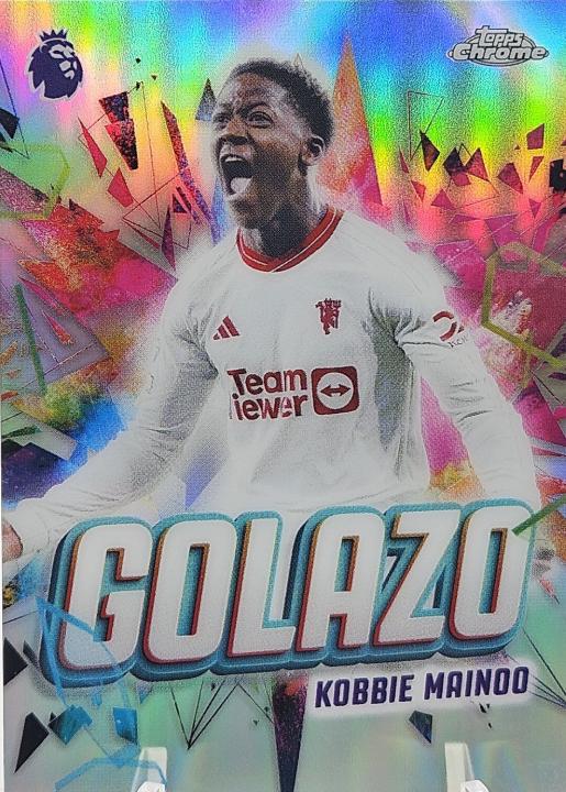 2026 Topps Chrome Premier League Golazo Kobbie Mainoo #GZ-5 card