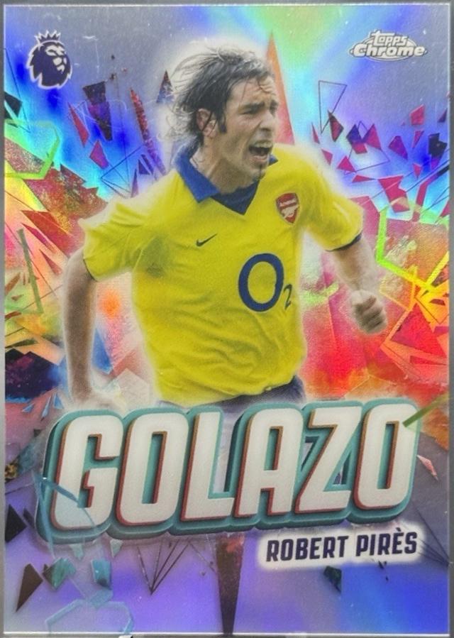 2026 Topps Chrome Premier League Golazo Robert Pires #GZ-17 card