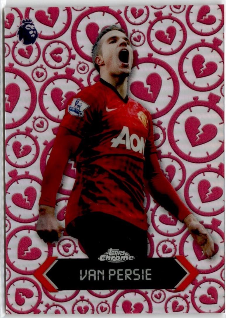 2026 Topps Chrome Premier League Stoppage Time Heartbreaker Robin van Persie #STH-10 card