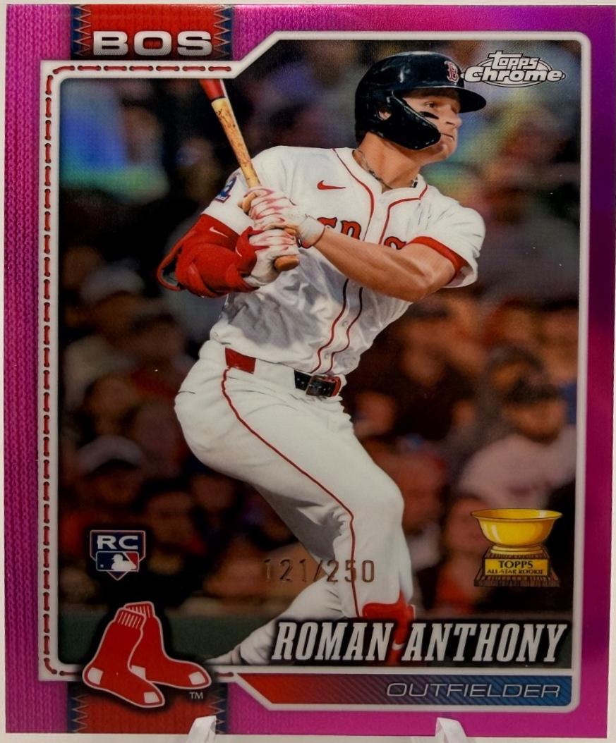 2026 Topps Chrome Roman Anthony [Pink Refractor] #225 card