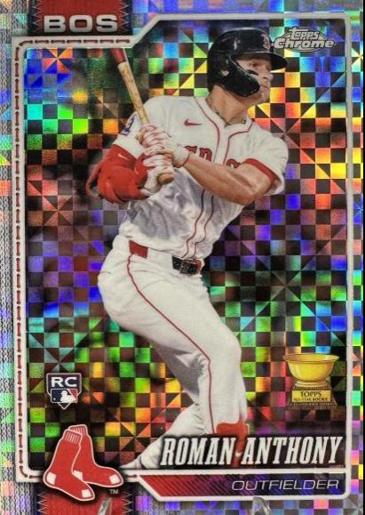 2026 Topps Chrome Roman Anthony [X-Fractor] #225 card