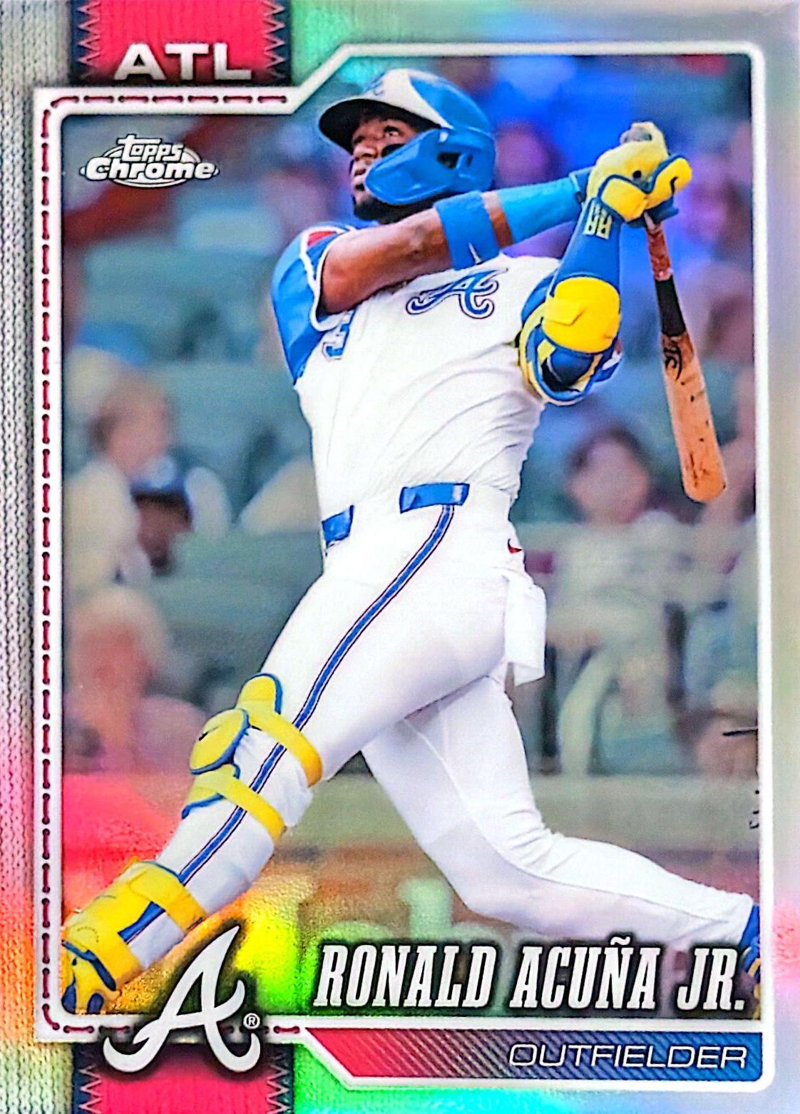 2026 Topps Chrome Ronald Acuna Jr. [Refractor] #124 card