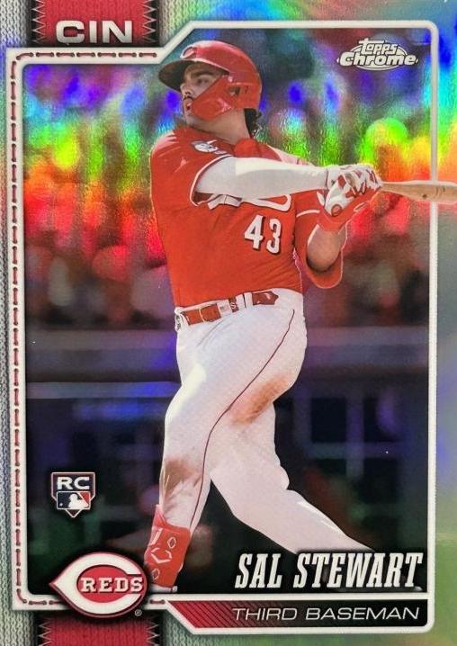 2026 Topps Chrome Sal Stewart [Refractor] #6 card