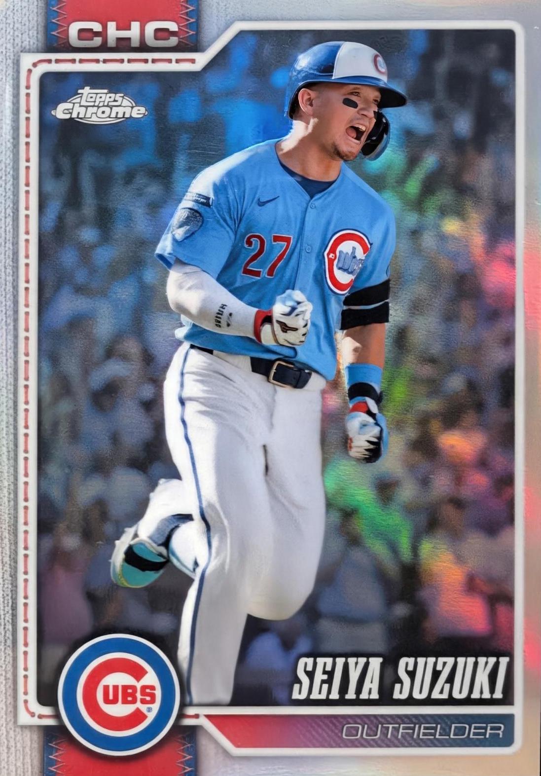 2026 Topps Chrome Seiya Suzuki [Refractor] #34 card