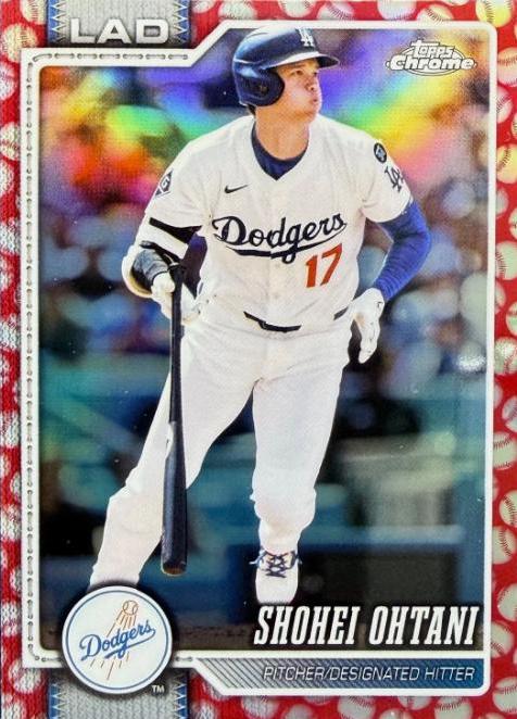 2026 Topps Chrome Shohei Ohtani [Baseball Seams Refractor] #1 card