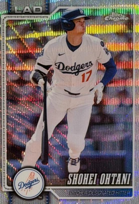 2026 Topps Chrome Shohei Ohtani [Wave Refractor] #1 card