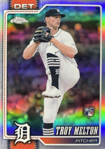 2026 Topps Chrome Troy Melton [Refractor] #202 card