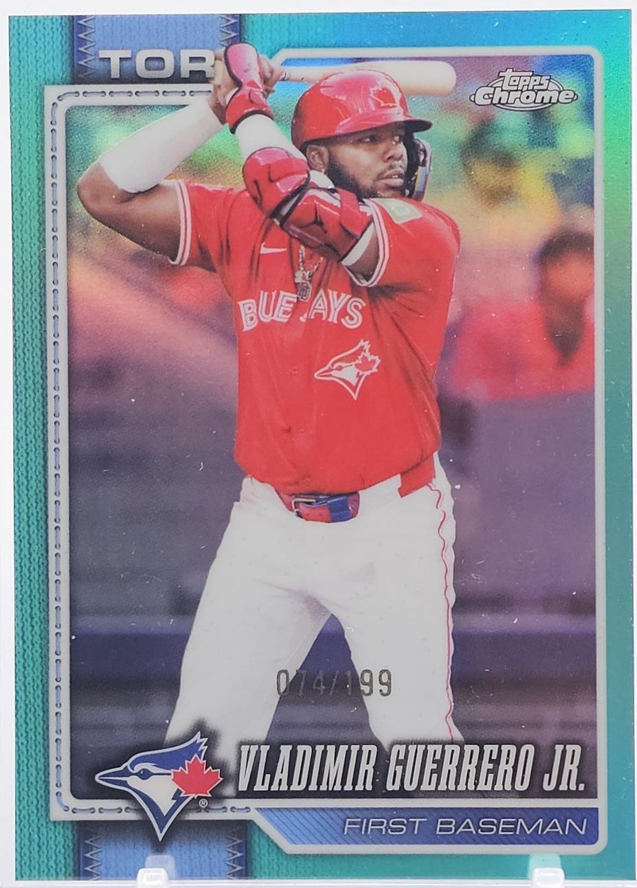 2026 Topps Chrome Vladimir Guerrero Jr. [Aqua Refractor] #66 card