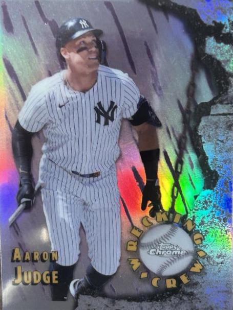 2026 Topps Chrome Wrecking Crew Aaron Judge #WC-1 card