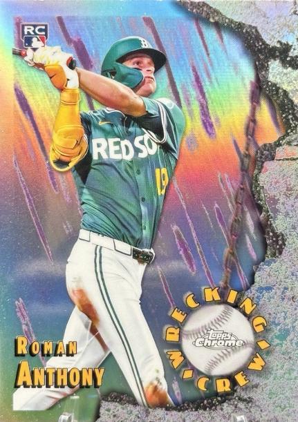 2026 Topps Chrome Wrecking Crew Roman Anthony #WC-25 card