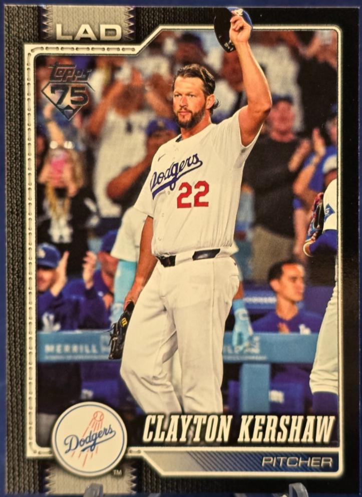 2026 Topps Clayton Kershaw [Black Border] #22 card