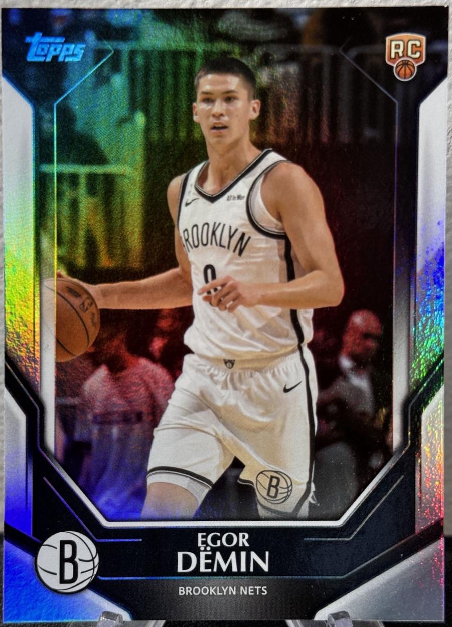 2026 Topps Collectors Kit Egor Demin #NBA-9 card